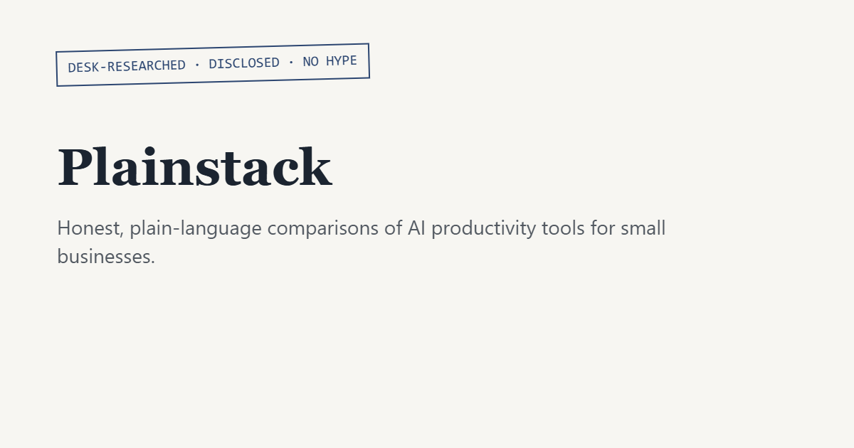 AI Productivity Tools for Independent Consultants and Freelancers: The Complete Guide | Plainstack